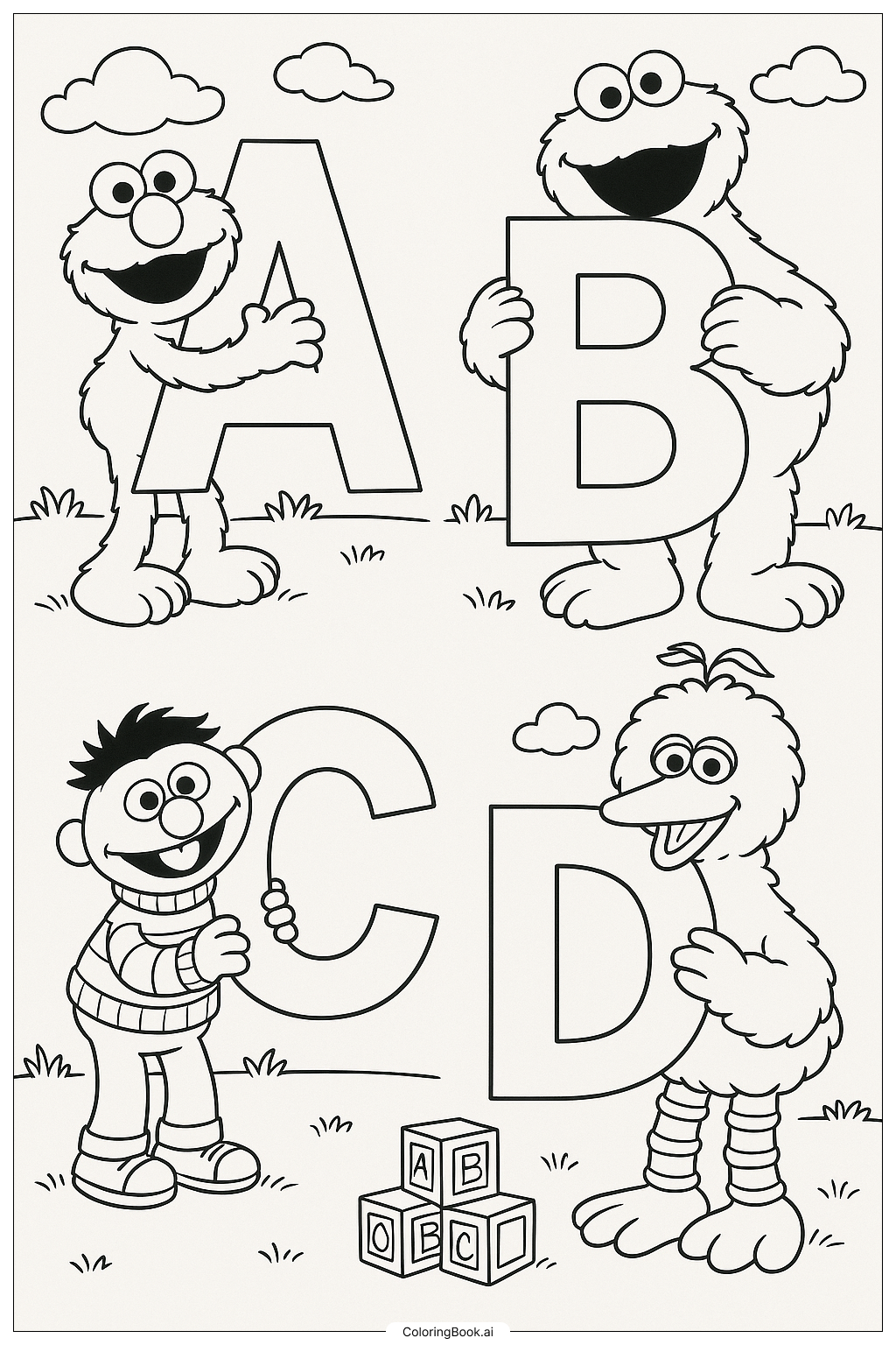 Sesame Street Alphabet Characters Sesame Street Alphabet Characters