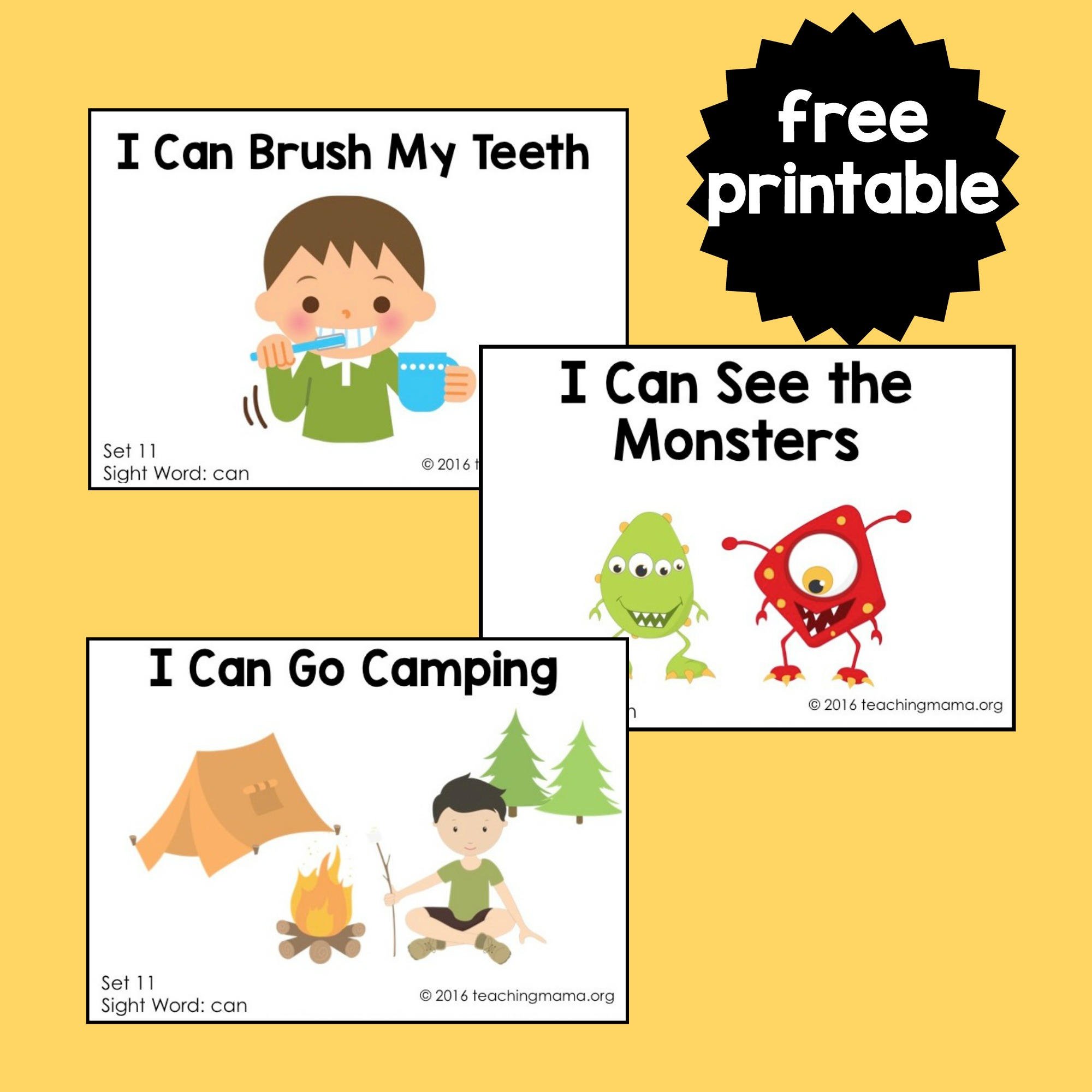free printable sight word books free printable sight word books