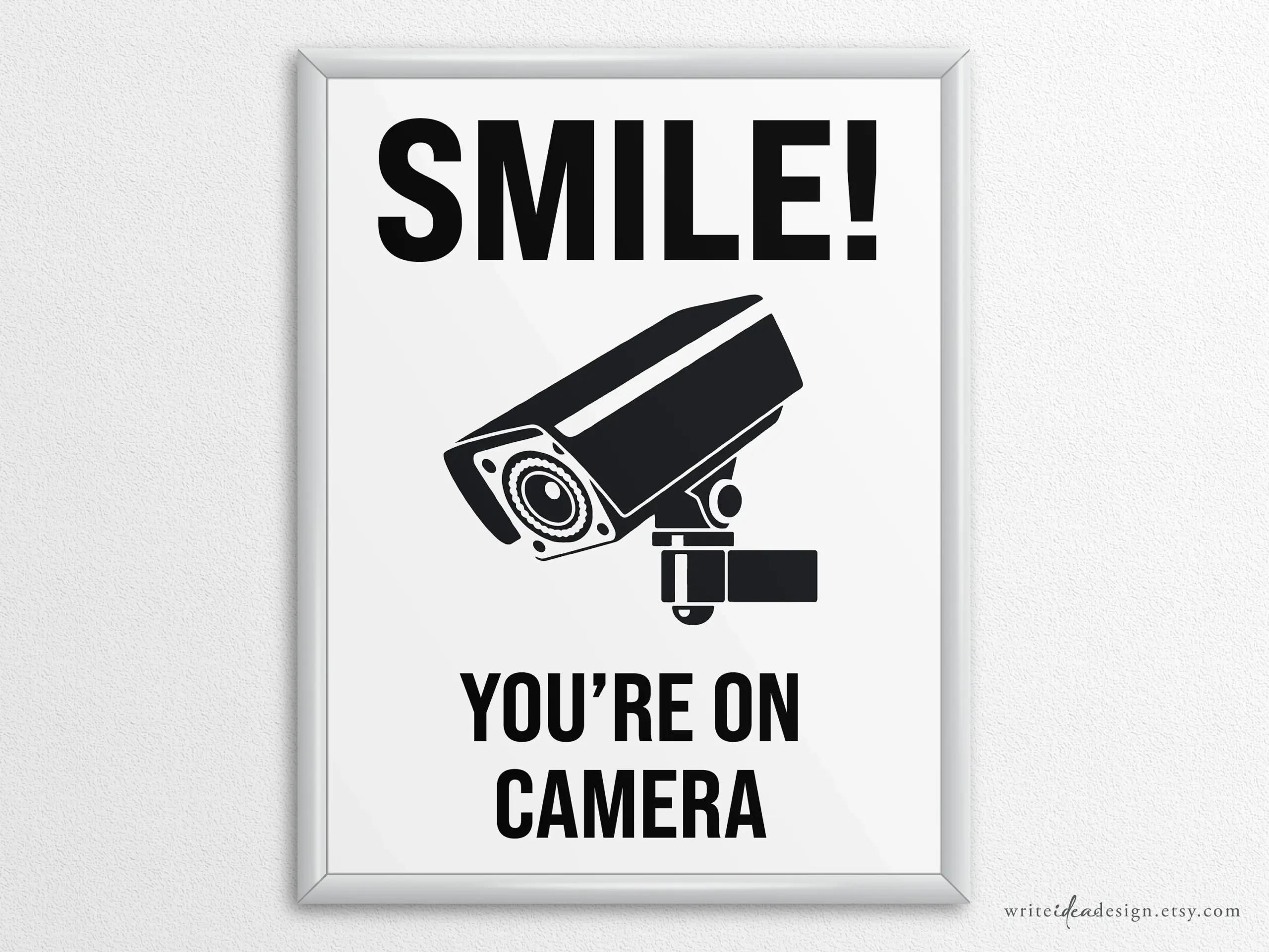 Smile Youre On Camera Sign Printable Smile Youre On Camera Sign Printable