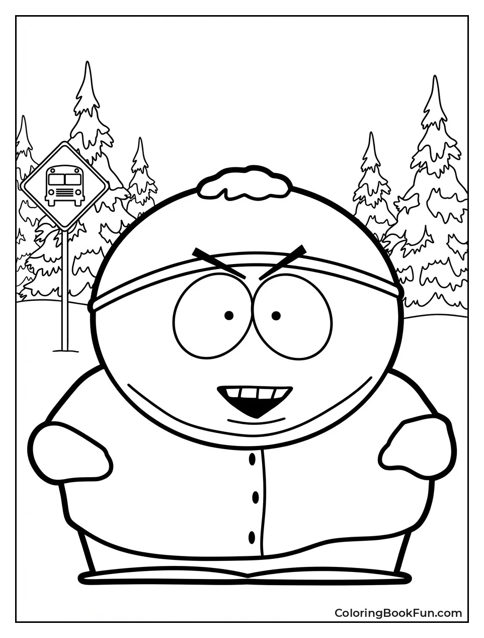 South Park Coloring Pages South Park Coloring Pages