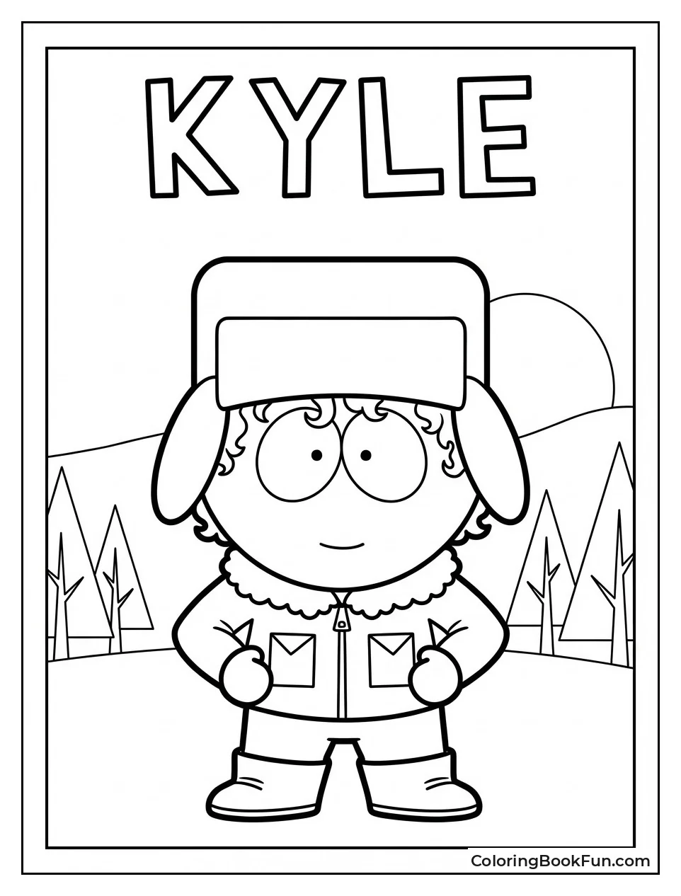 South Park Coloring Pages South Park Coloring Pages