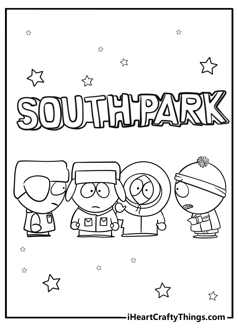 South Park Coloring Pages South Park Coloring Pages