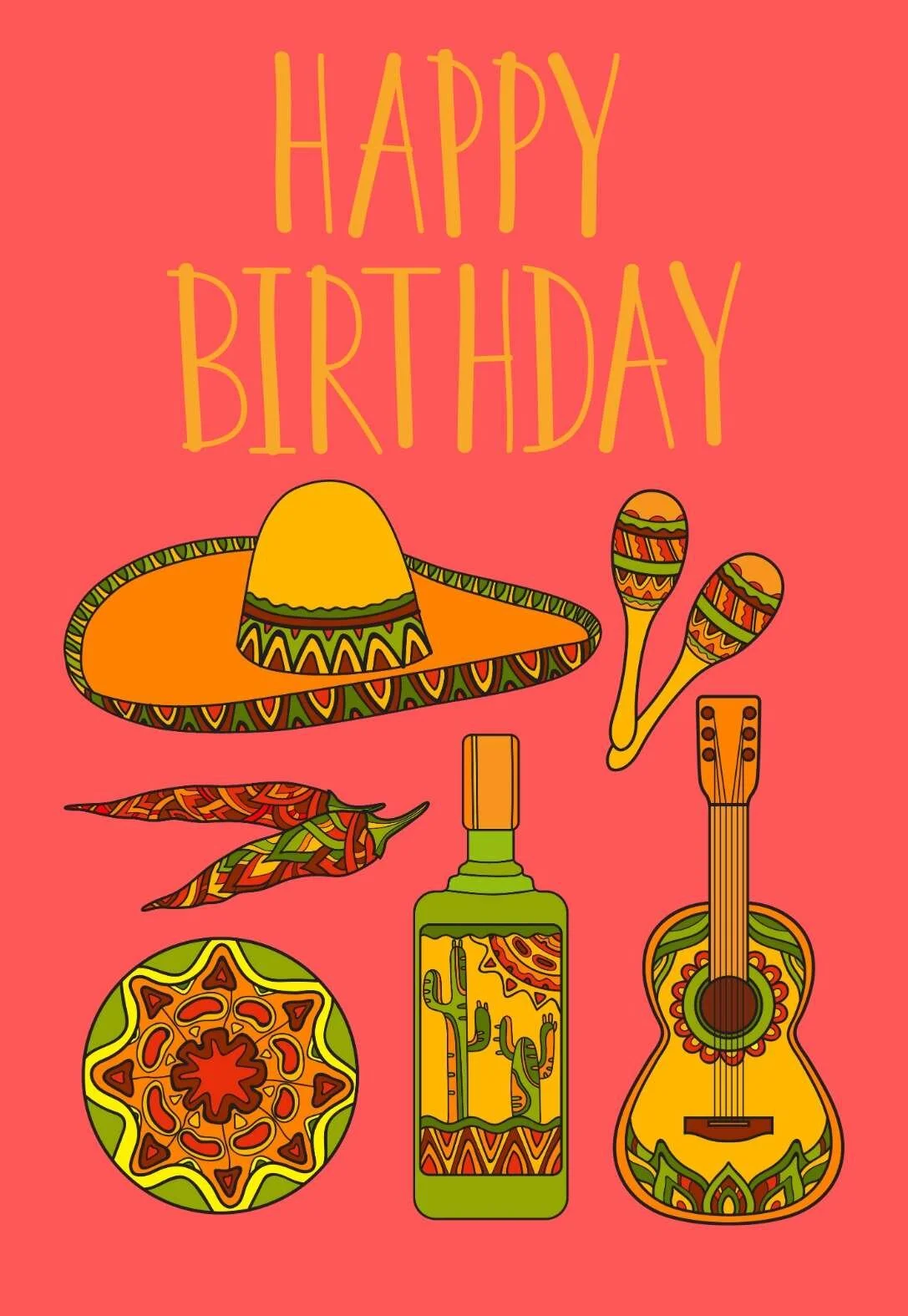 free printable happy birthday cards in spanish