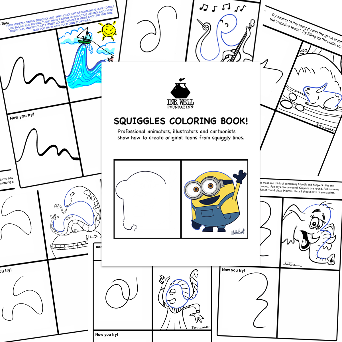 Squiggles Coloring Book Squiggles Coloring Book