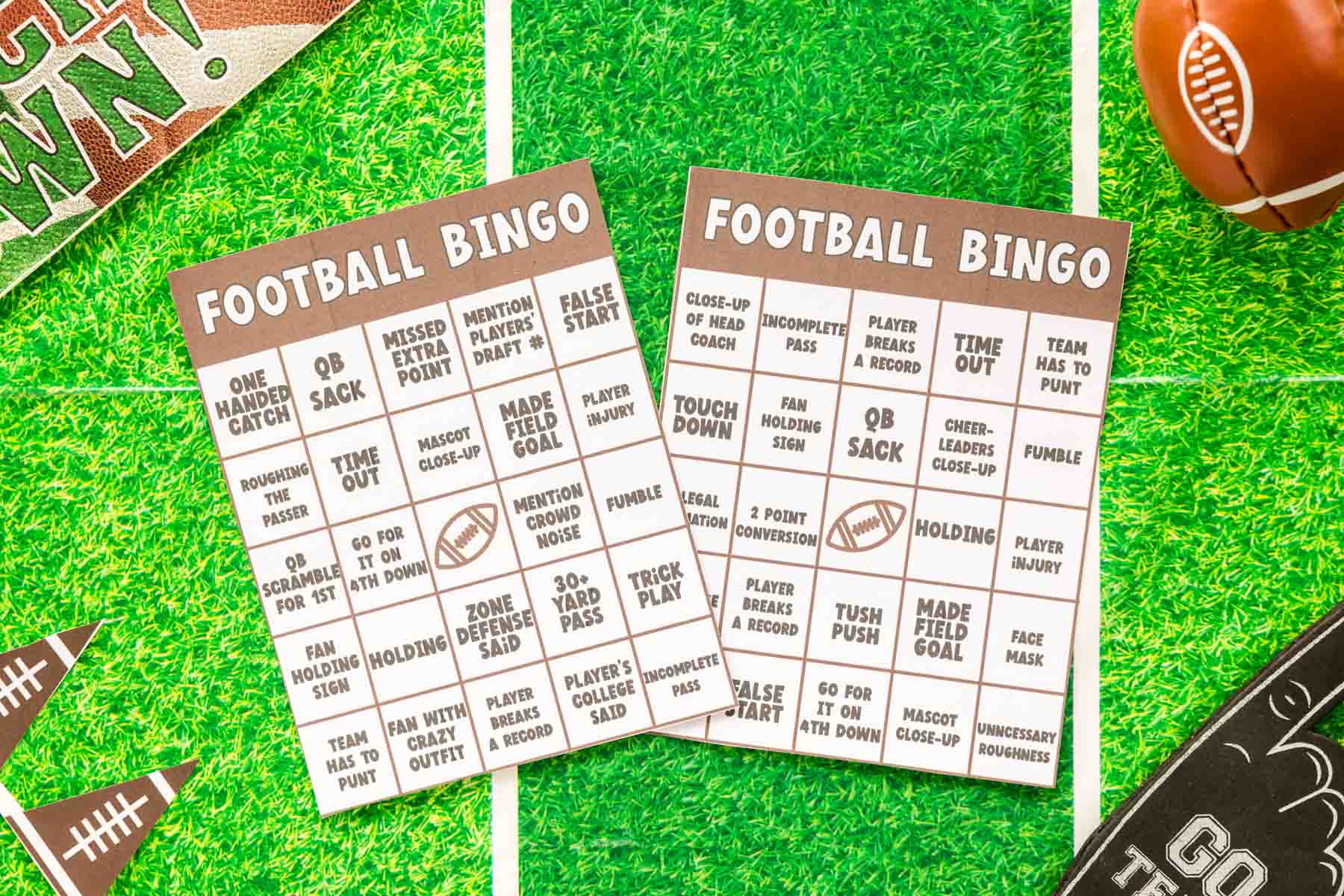 Super Bowl Party Games Super Bowl Bingo