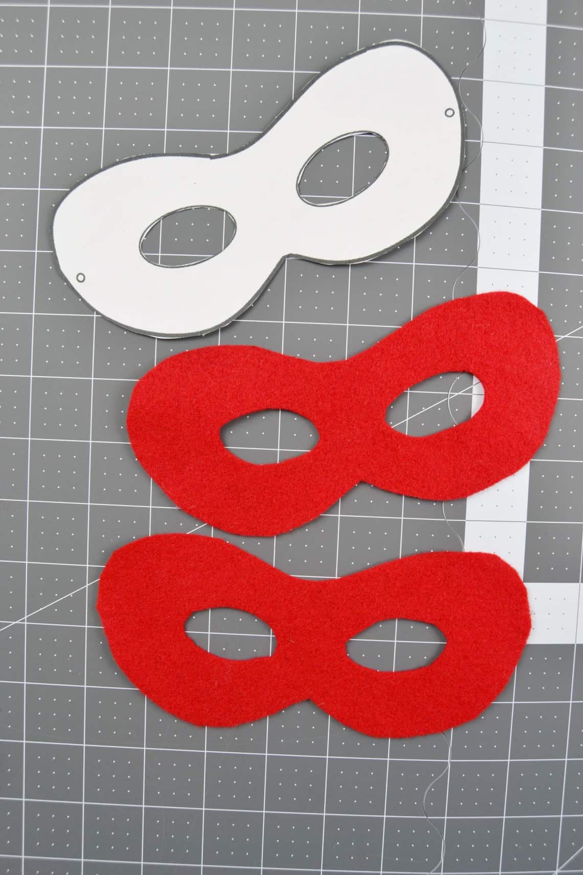 Super Hero Mask Template