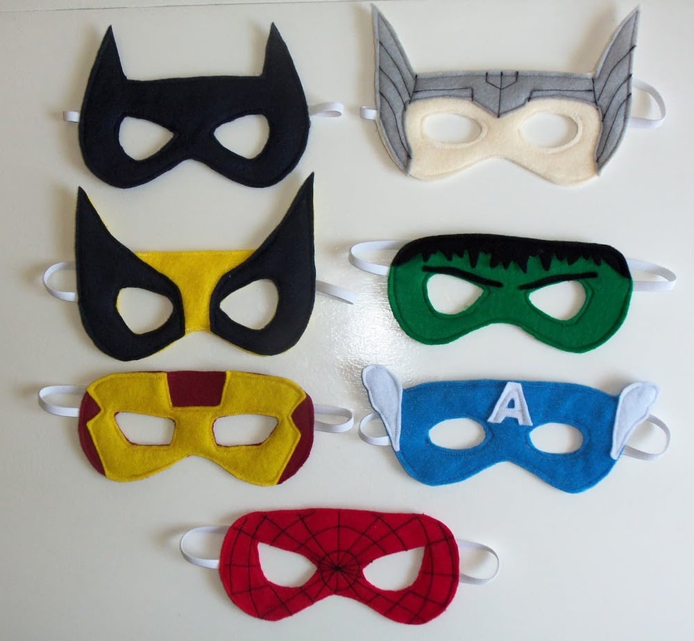 Superhero Party Masks