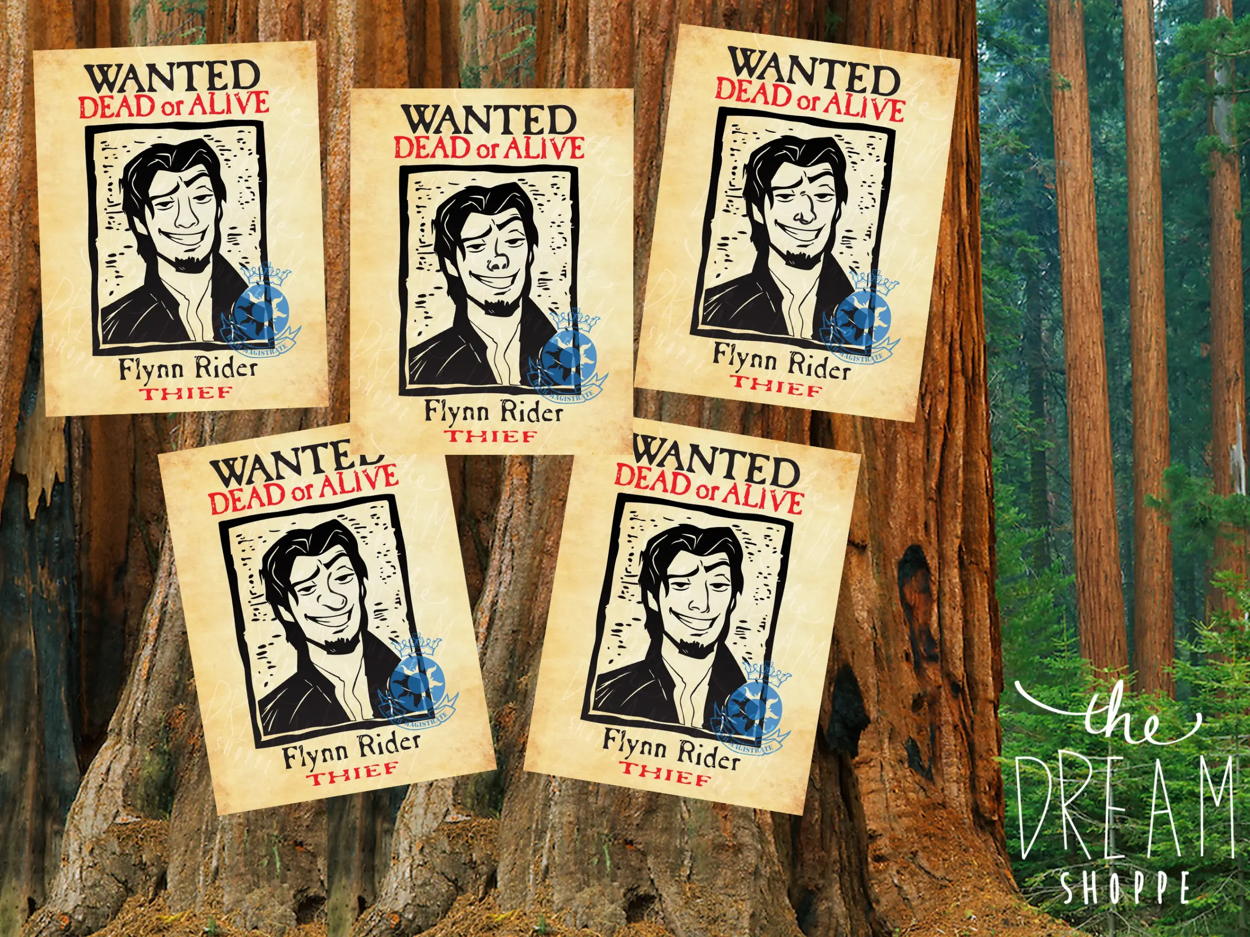 Tangled Flynn Rider Wanted Dead Or Alive