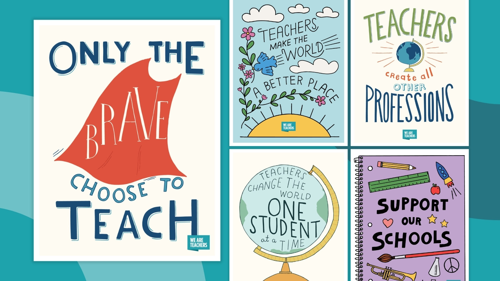 Teacher Appreciation Poster Bundle Teacher Appreciation Poster Bundle