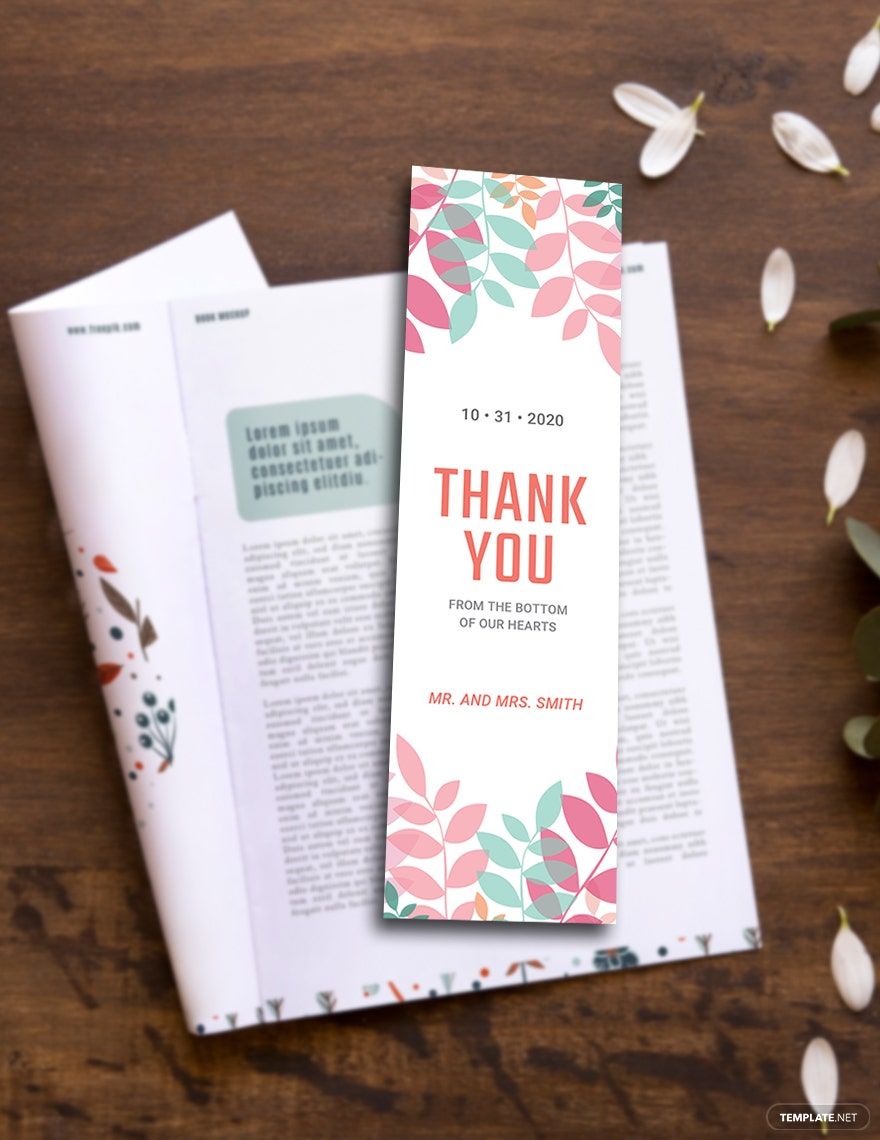 Thank You Bookmark Thank You Bookmark