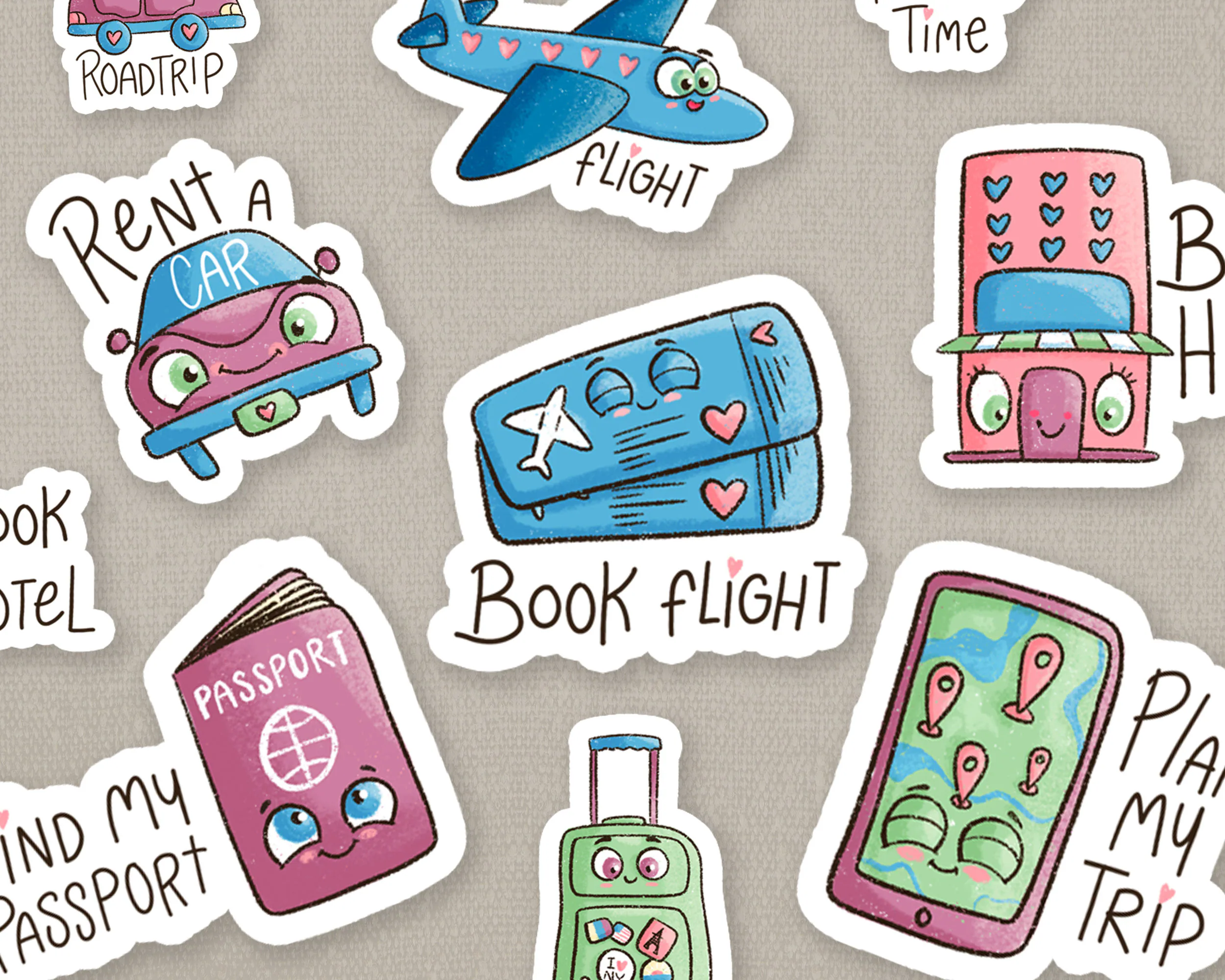 Travel Printable Stickers Book Flight Travel Printable Stickers Book Flight