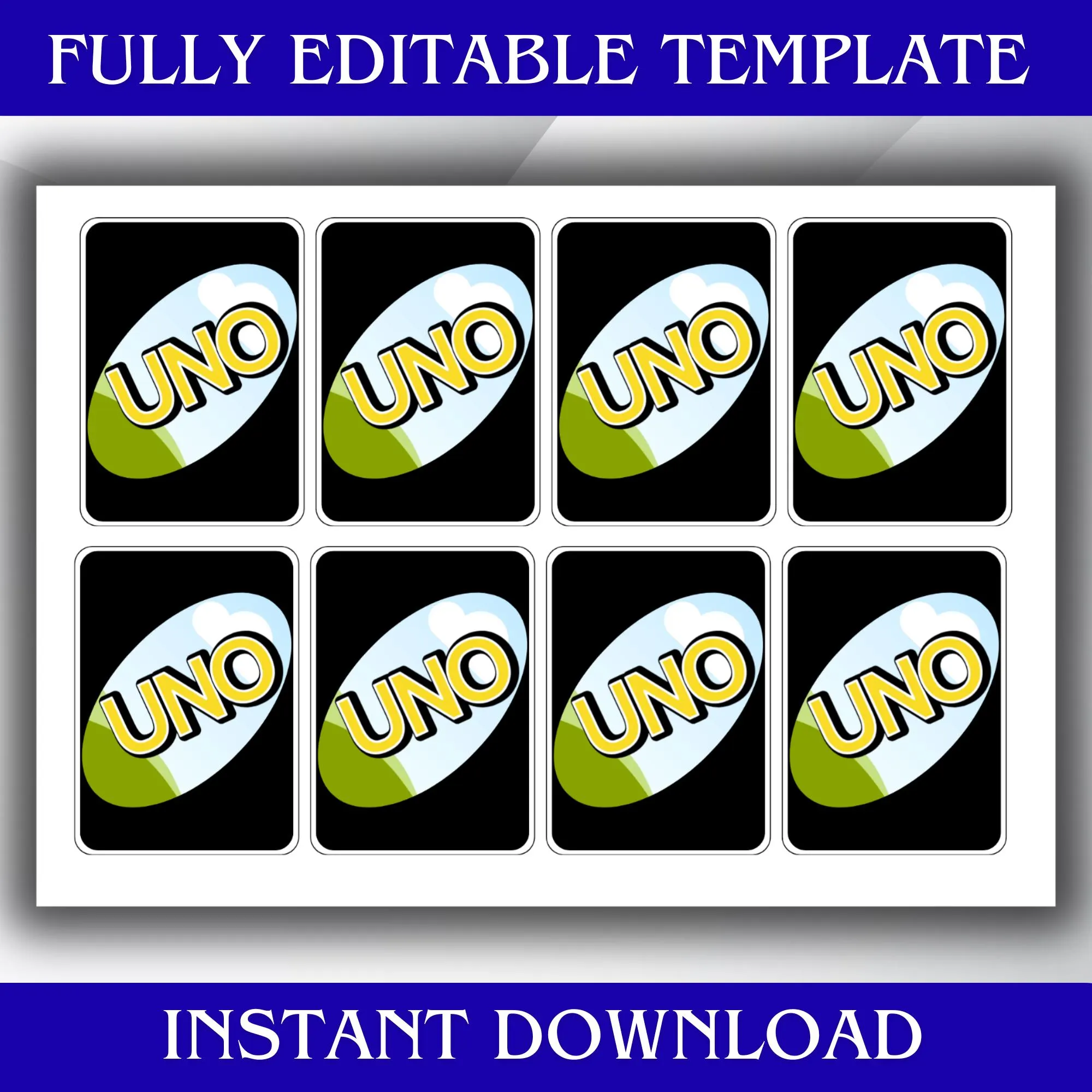 Uno Card Template Editable Canva Playing Uno Card Template Editable Canva Playing