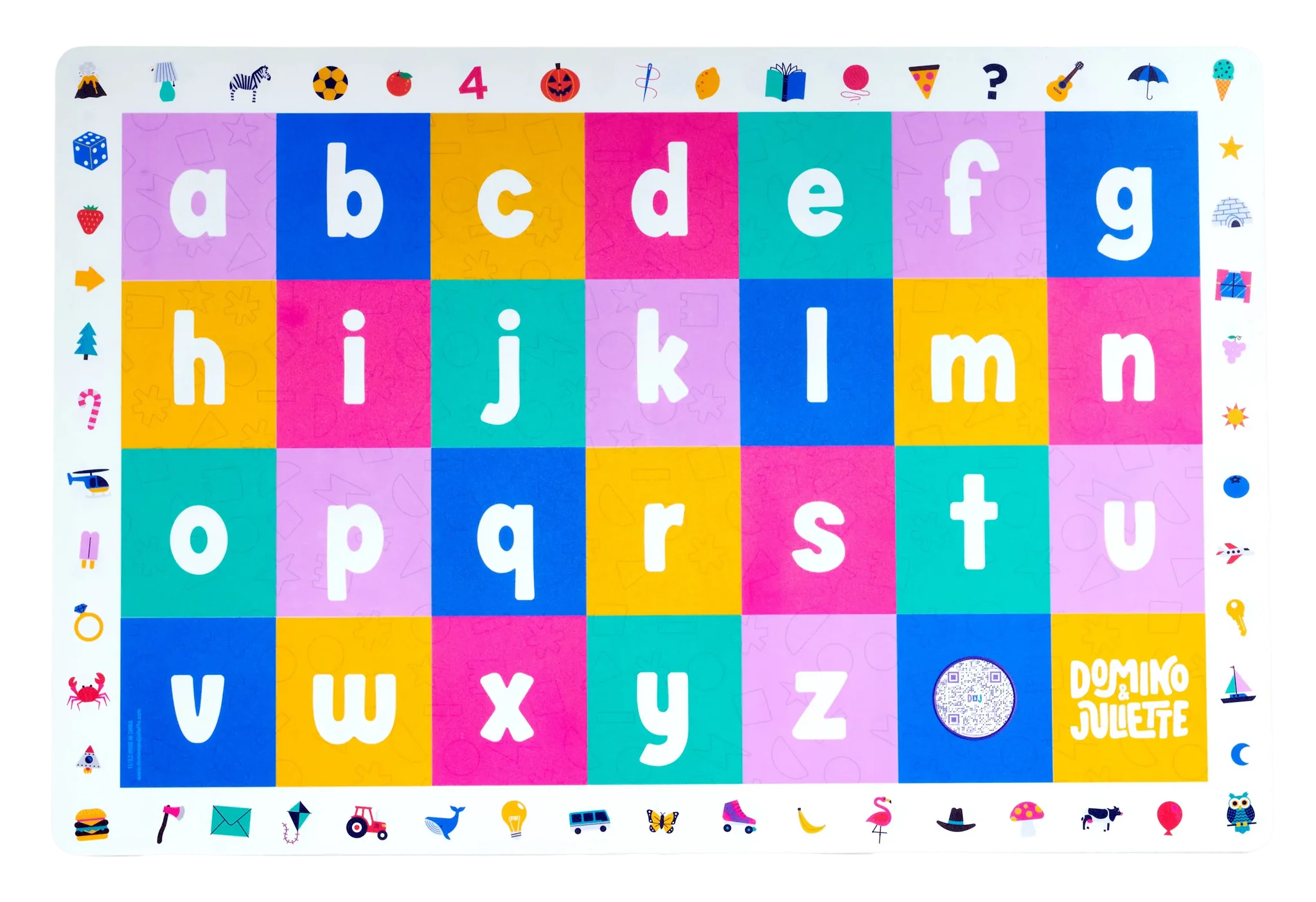 Uppercase Lowercase Alphabet Placemat