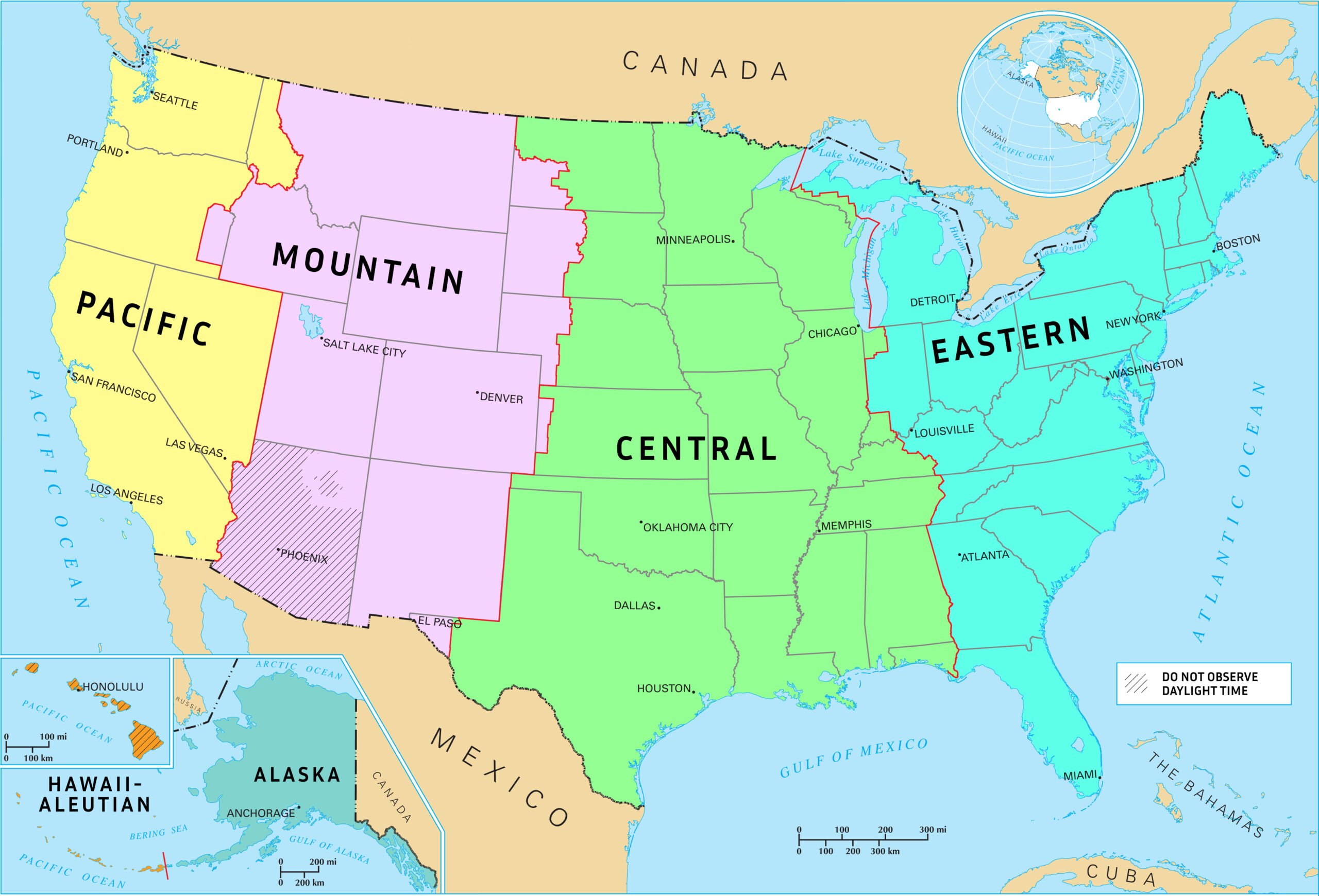 Us Time Zones