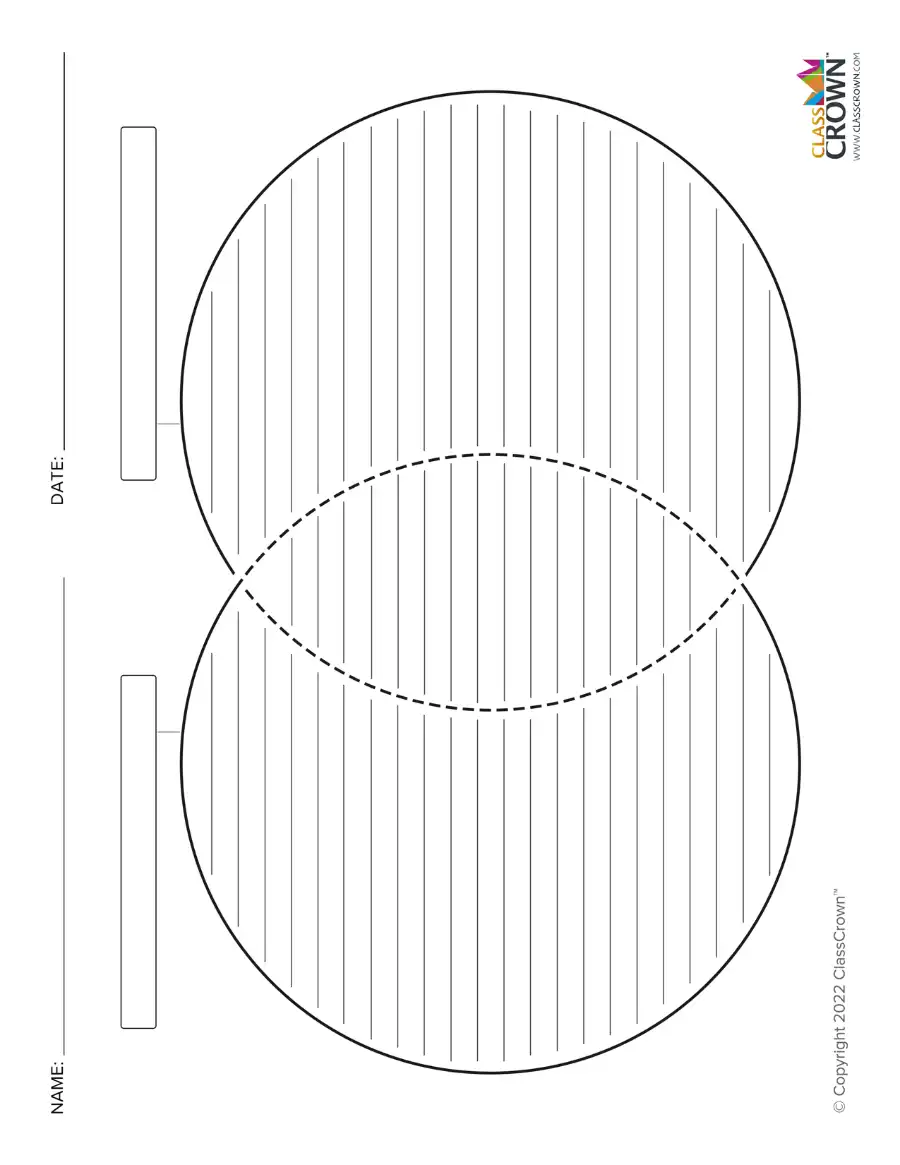 Venn Diagram Template With Lables And Lines