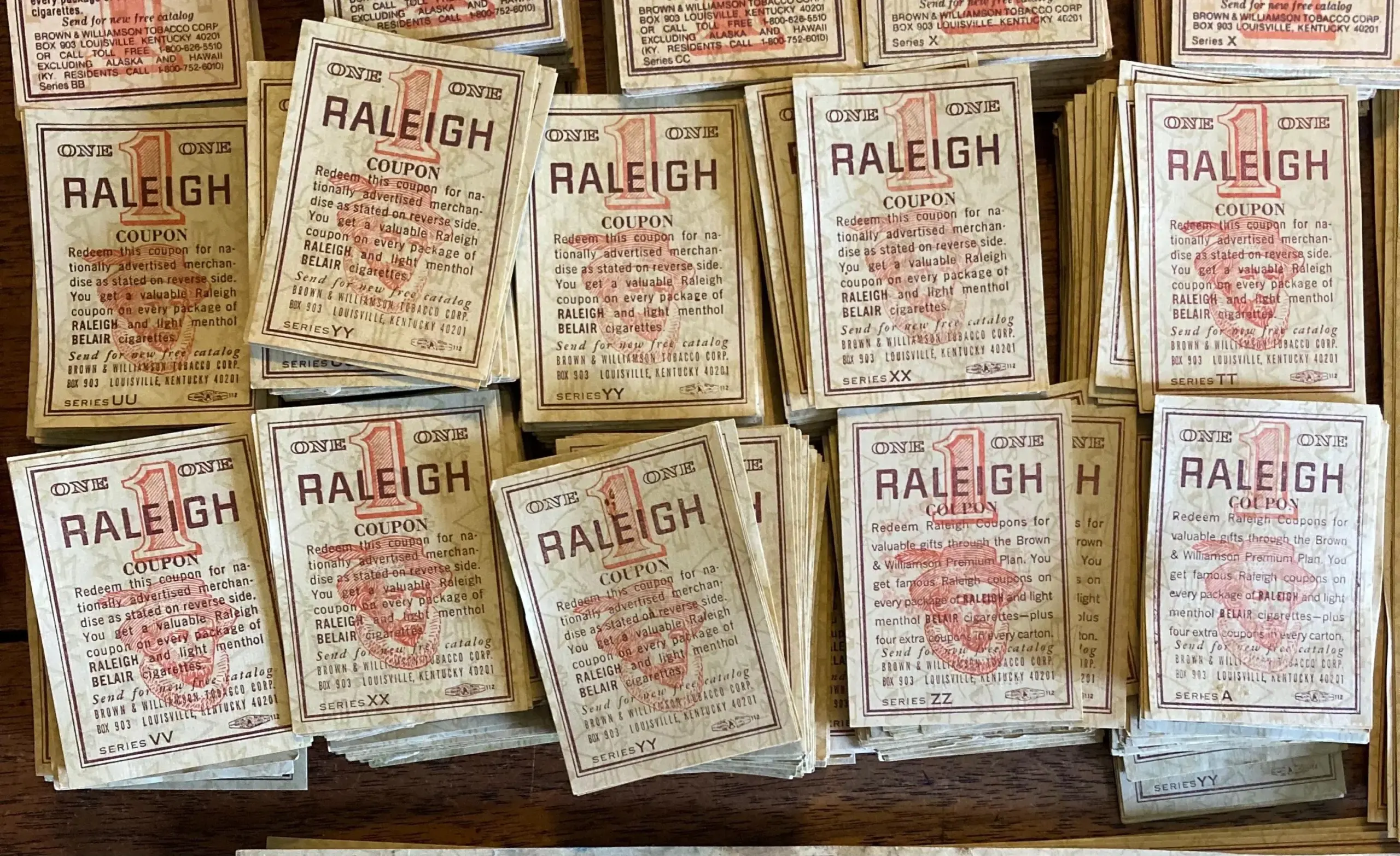 Vintage Ephemera 100 Raleigh Coupons Vintage Ephemera 100 Raleigh Coupons