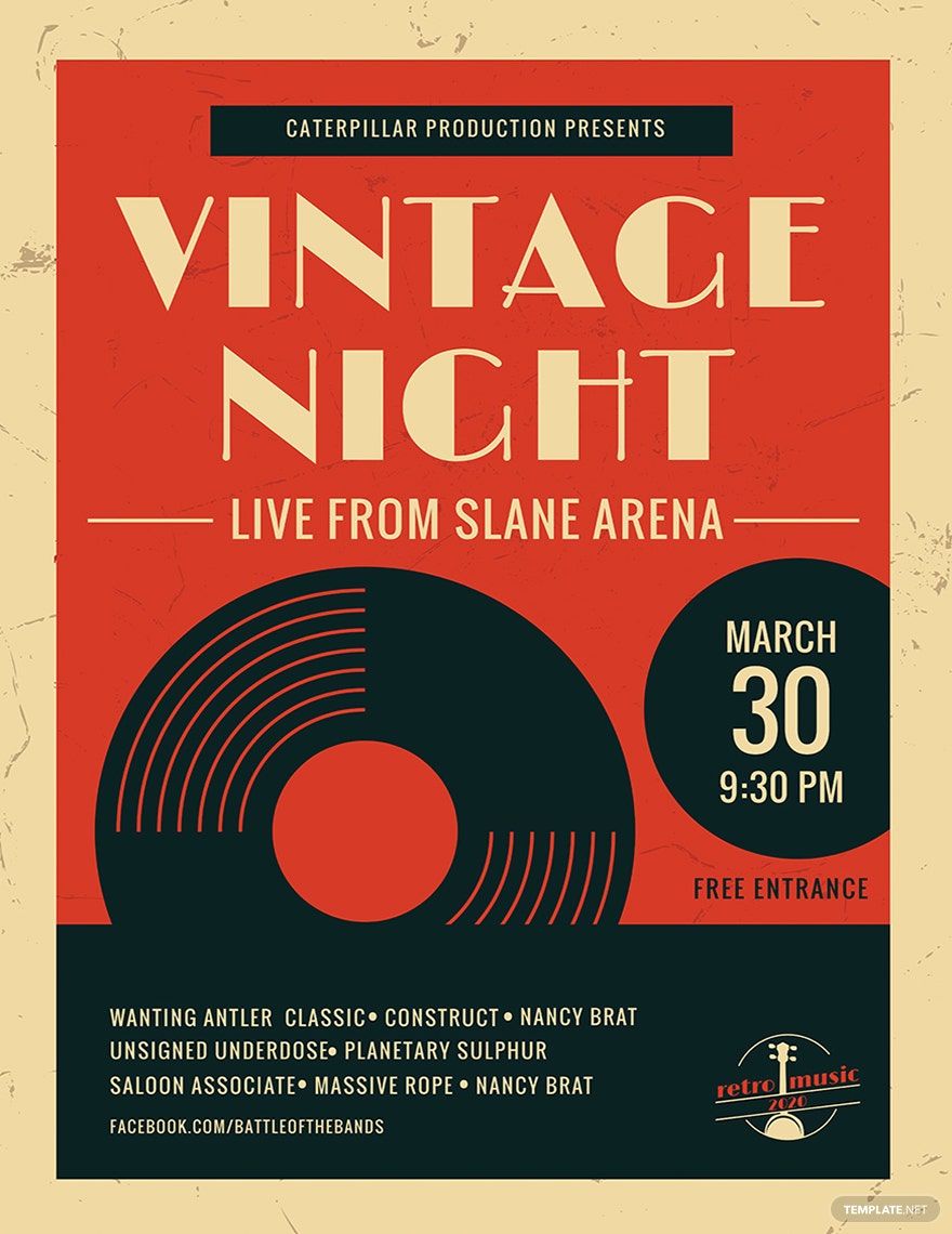 Vintage Music Poster