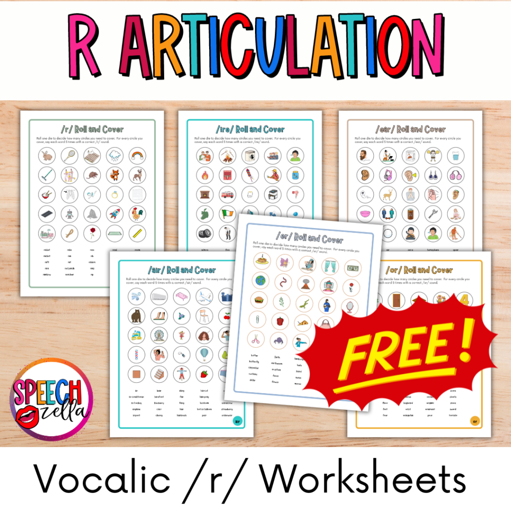 Vocalic R Worksheets Vocalic R Worksheets