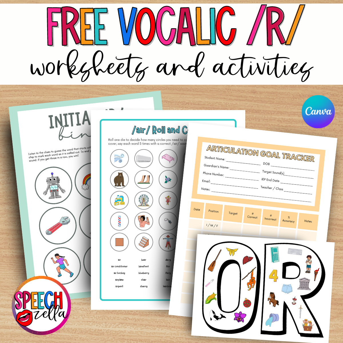 Vocalic R Worksheets