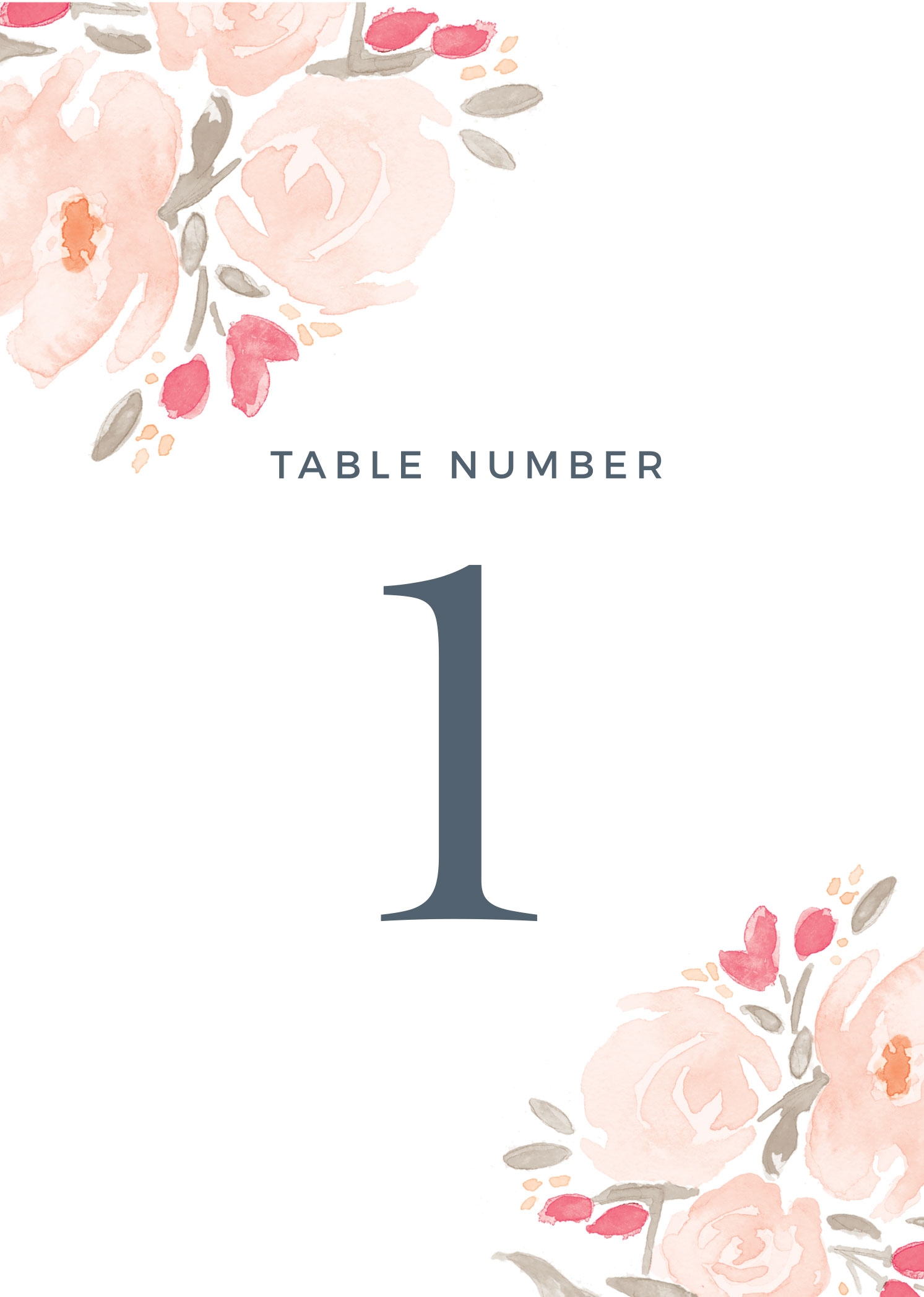 free printable table numbers 1 15