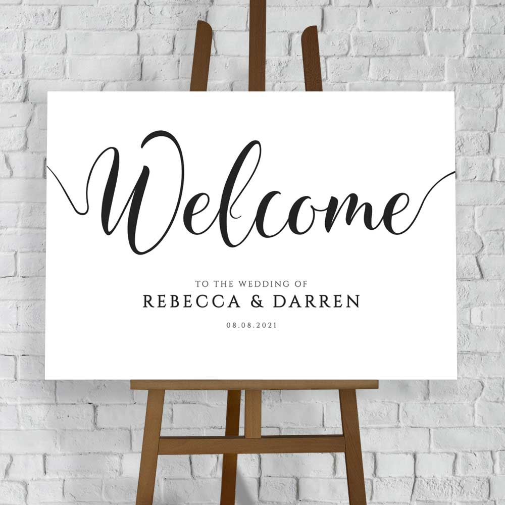 Wedding Welcome Sign Template Wedding Welcome Sign Template