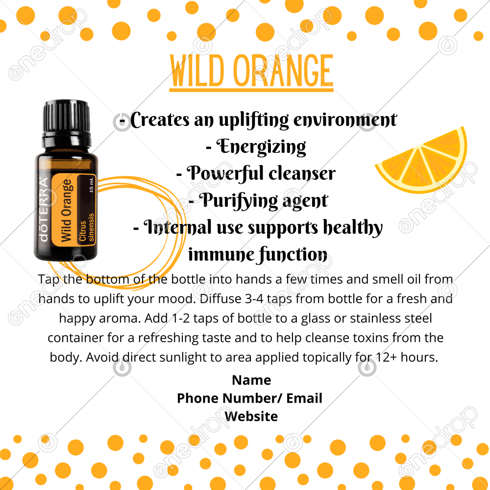 Wild Orange Sample Card 1 13188