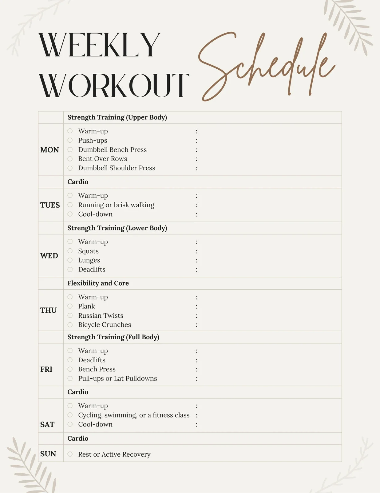 Workout